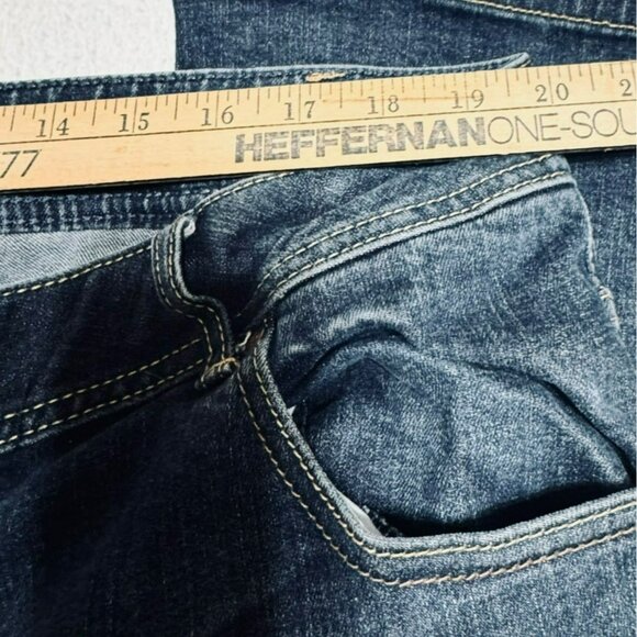 Lane Bryant Genius Fit Capri Jeans Size 22 Dark Wash Stretch Denim - Picture 9 of 10